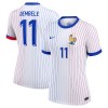 Camiseta de fútbol Francia Dembele 11 Segunda Equipación Euro 2024 - Mujer